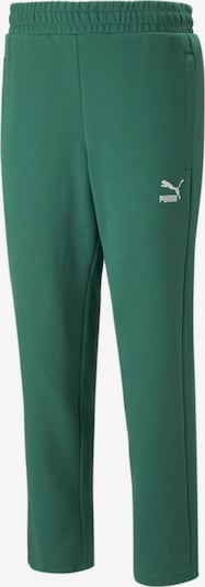 PUMA Pantalon 'T7' en vert / blanc, Vue avec produit