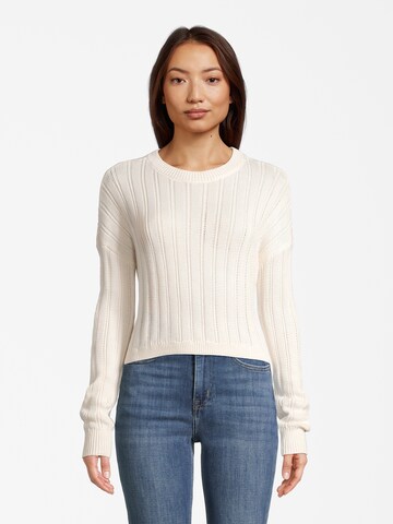 AÉROPOSTALE Sweater in Beige: front