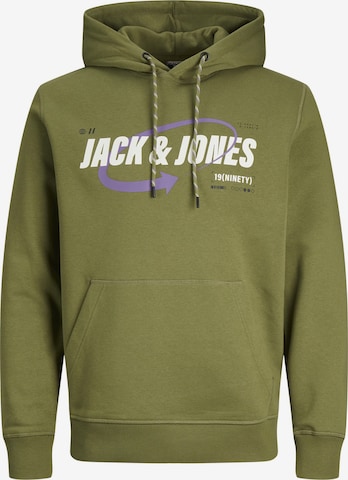 Sweat-shirt JACK & JONES en vert : devant