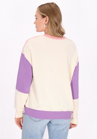Sweat-shirt 'Back To School' MYMO en beige