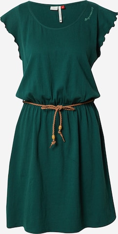 Ragwear Summer Dress in Green: front