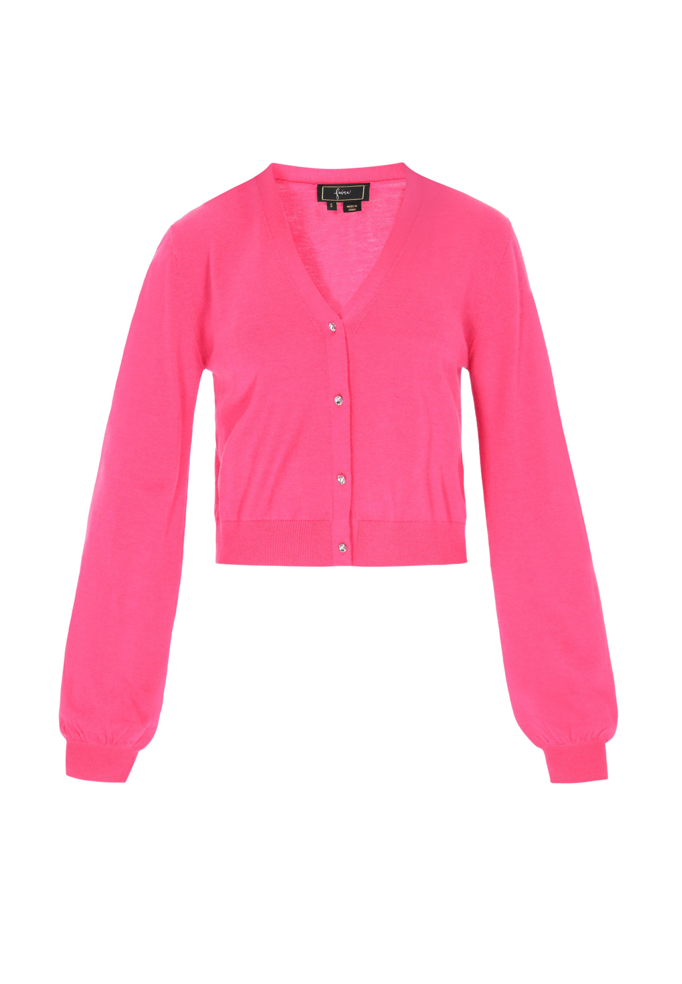 Cardigan faina en rose : devant