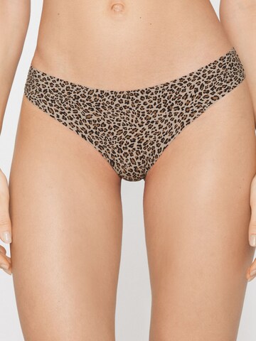 Tezenis Thong in Beige: front