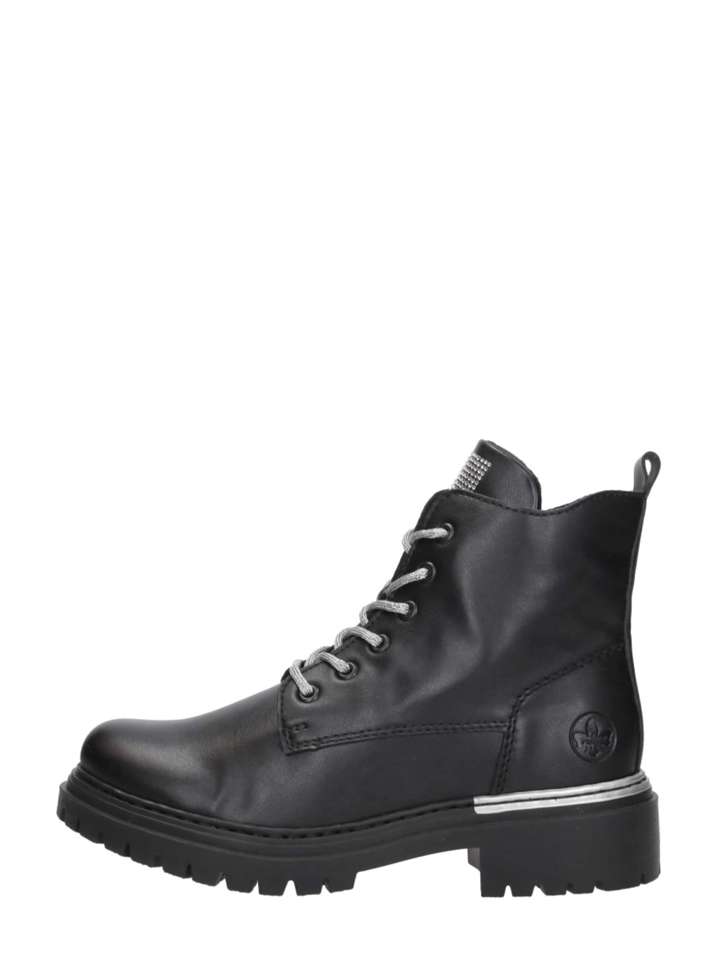 Chaussure à lacets 'Veterschoenen Hoog' Rieker en noir : devant