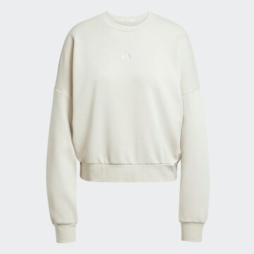 ADIDAS SPORTSWEAR Sports sweatshirt 'ESSENTIALS' in Brown: front