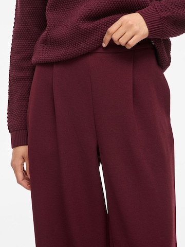 Wide Leg Pantalon à pince 'VIBenne' VILA en rouge