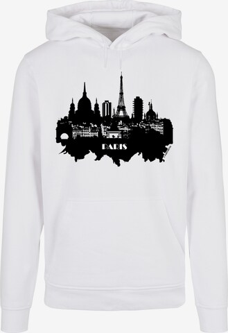 F4NT4STIC Sweatshirt 'Paris skyline' in White: front