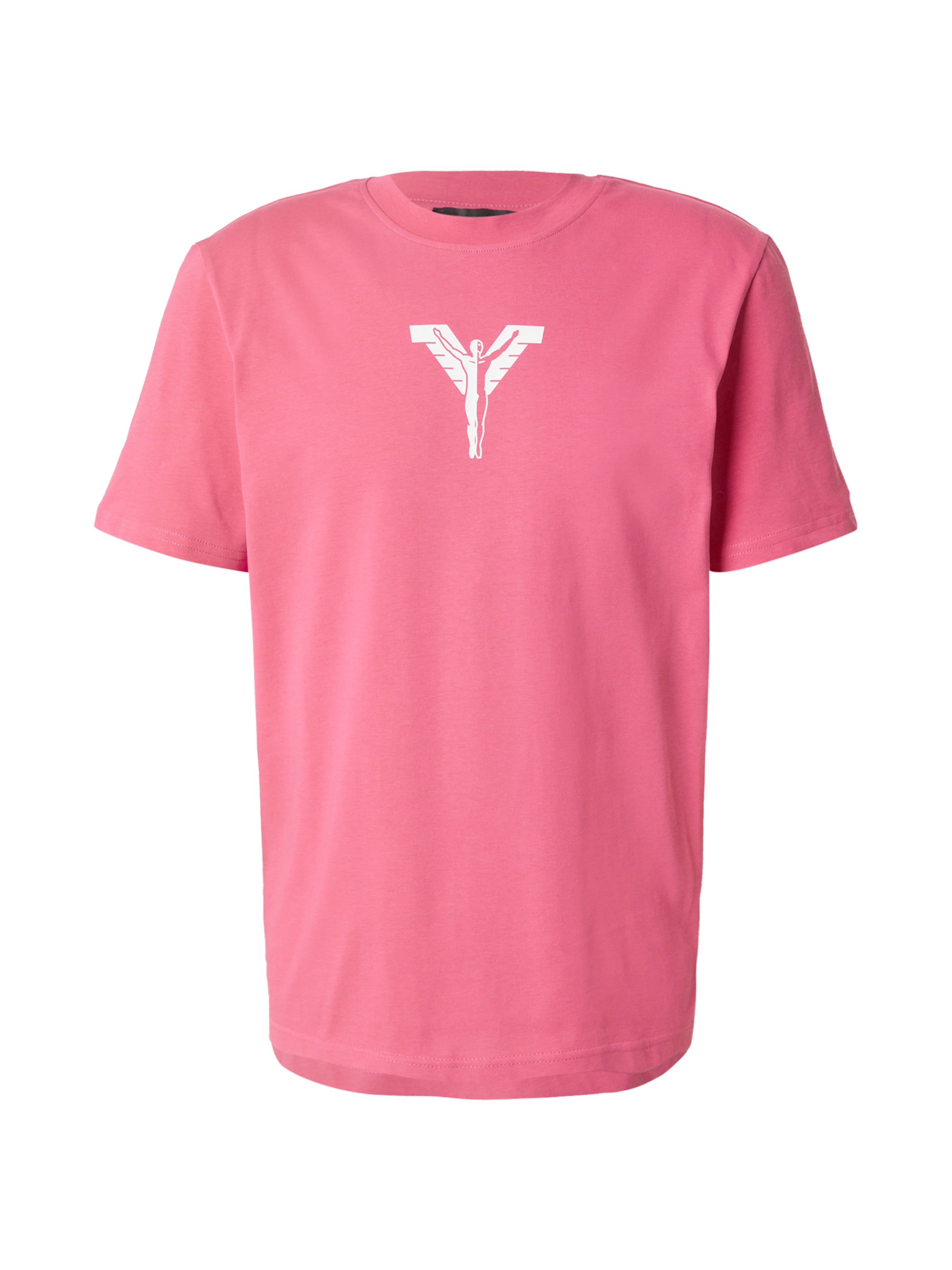 T-Shirt Carlo Colucci en rose : devant