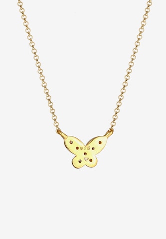 Elli DIAMONDS Halskette Schmetterling in Gold