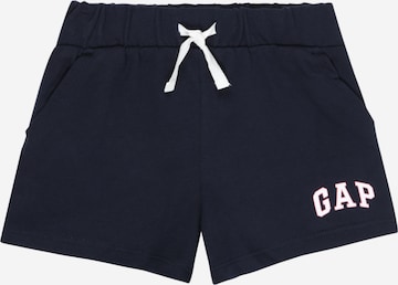 GAP Normální Kalhoty – modrá: přední strana