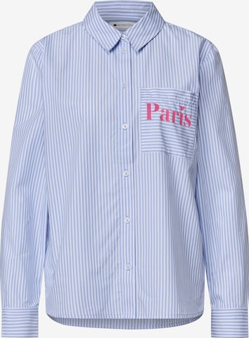 STREET ONE Blouse in Blue: front