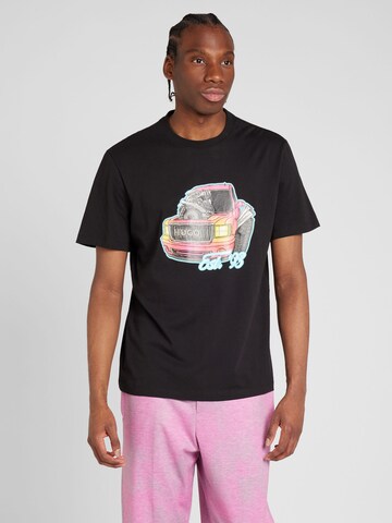 T-Shirt 'Damotoro' HUGO en noir : devant