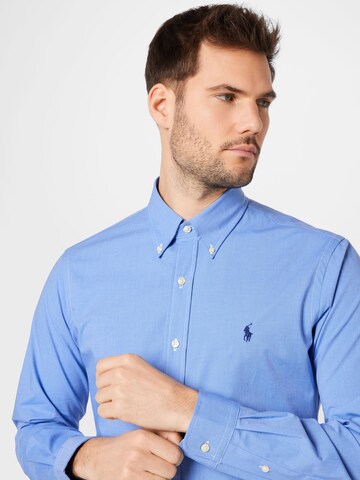 Polo Ralph Lauren Regular Fit Hemd in Blau