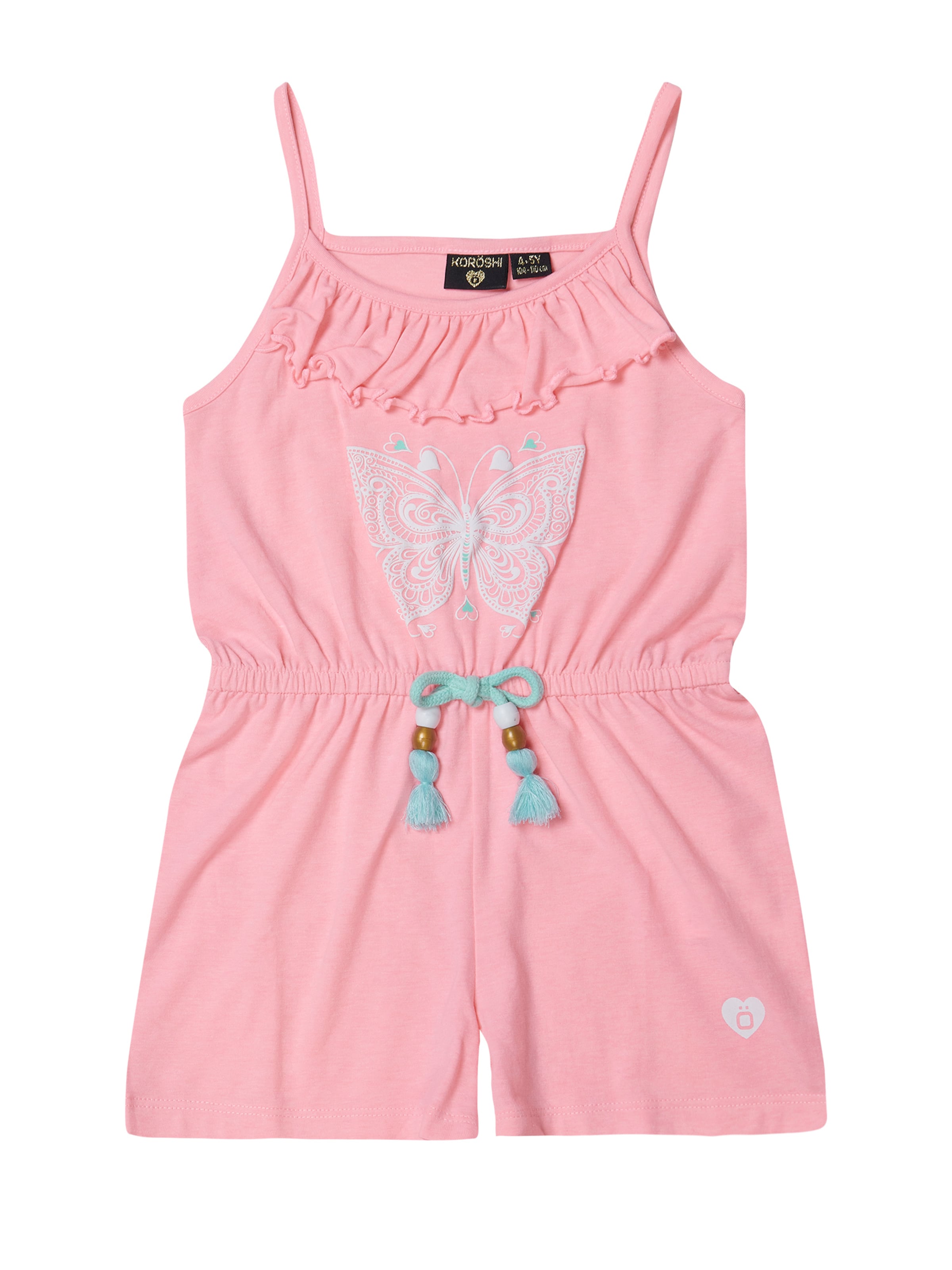 KOROSHI Overal – pink: přední strana