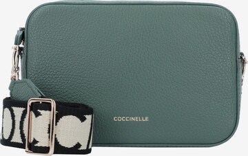 Borsa a tracolla 'Tebe ' di Coccinelle in blu: frontale