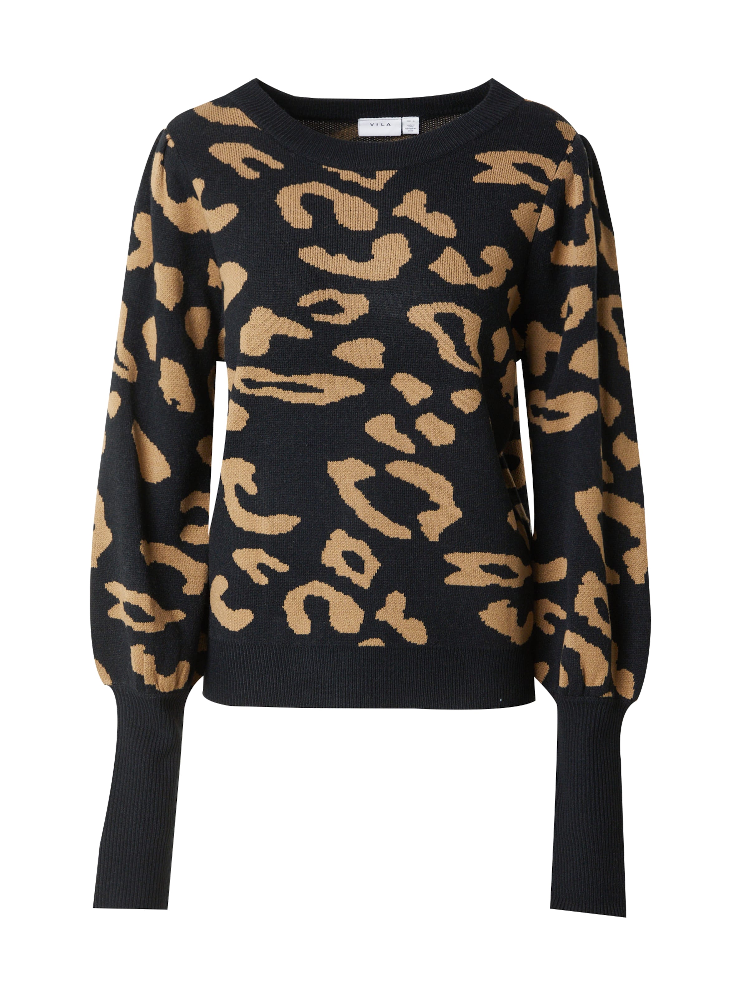 Pull-over 'Zebra' VILA en noir : devant