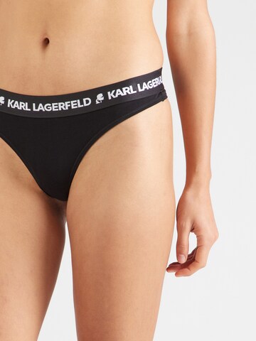 Karl Lagerfeld String bugyik - fekete