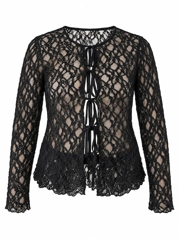 Ethiquet - Blusa 'Blusen' em preto: frente