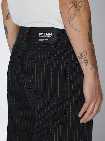 Dr. Denim Loosefit Jeans 'Omar Relaxed Pleated' in Zwart