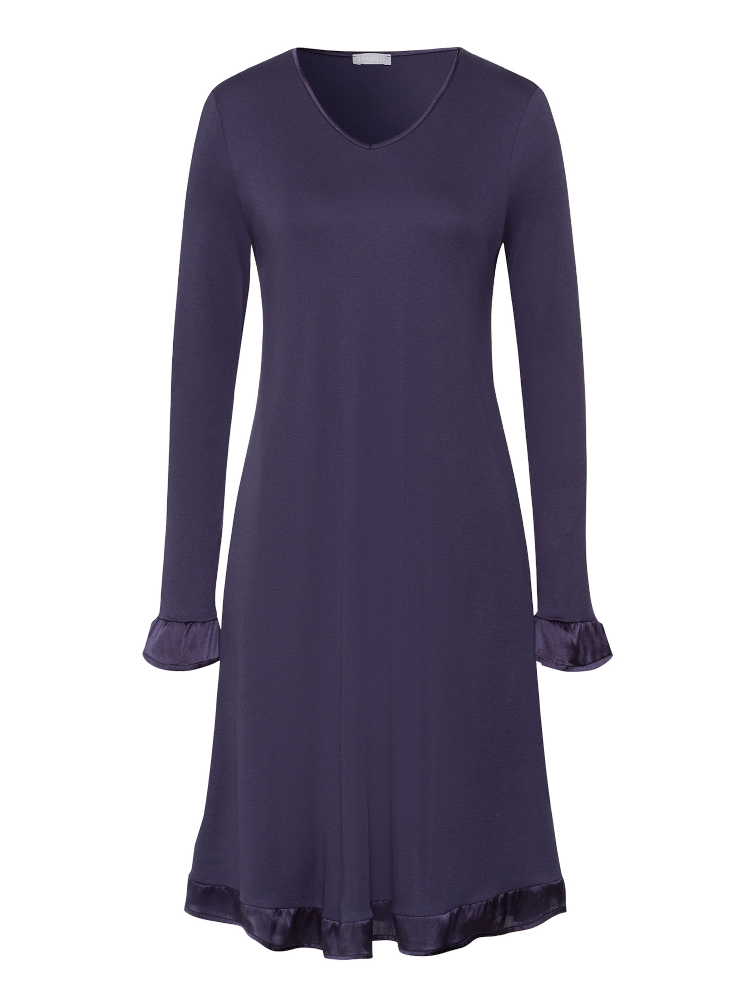 Hanro Nightgown 'Claire' in Purple: front