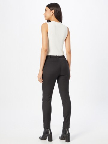 BOSS Slimfit Pantalon 'Anaita' in Zwart