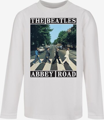 F4NT4STIC Shirt 'The Beatles Abbey Road' in Wit: voorkant