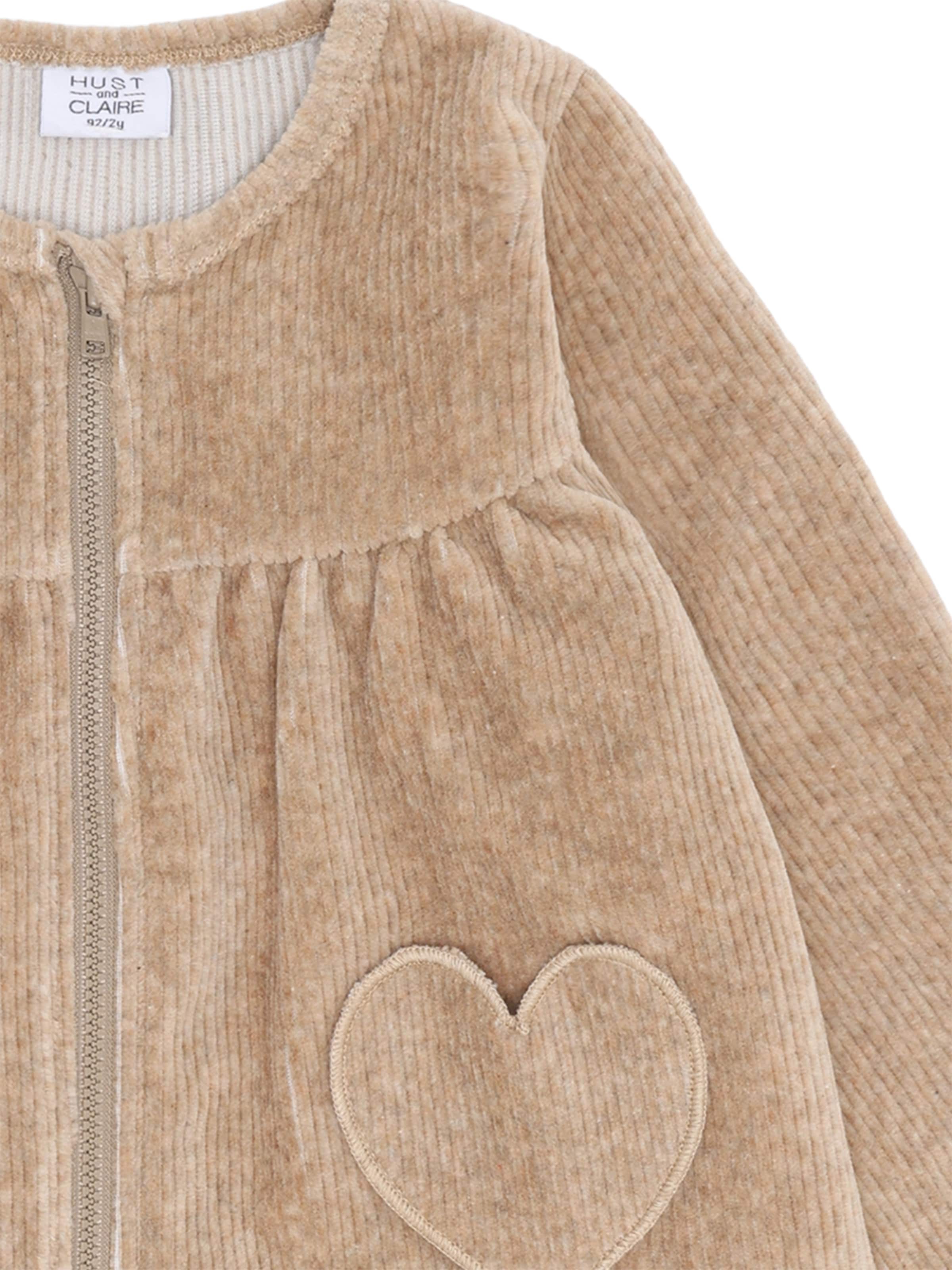 Hust & Claire Вязаная кофта 'Sicillia' в Бежевый