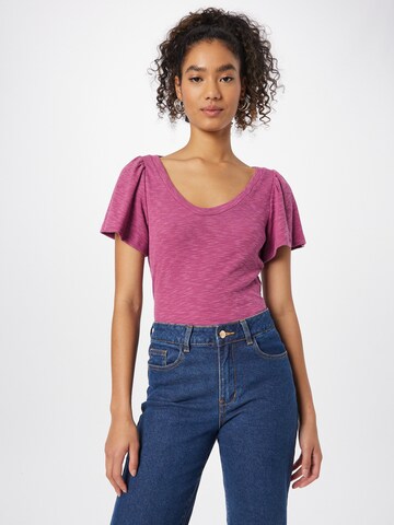 T-shirt GAP en rose : devant