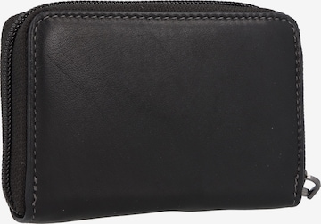 Greenland Nature Wallet 'Black Nappa' in Black