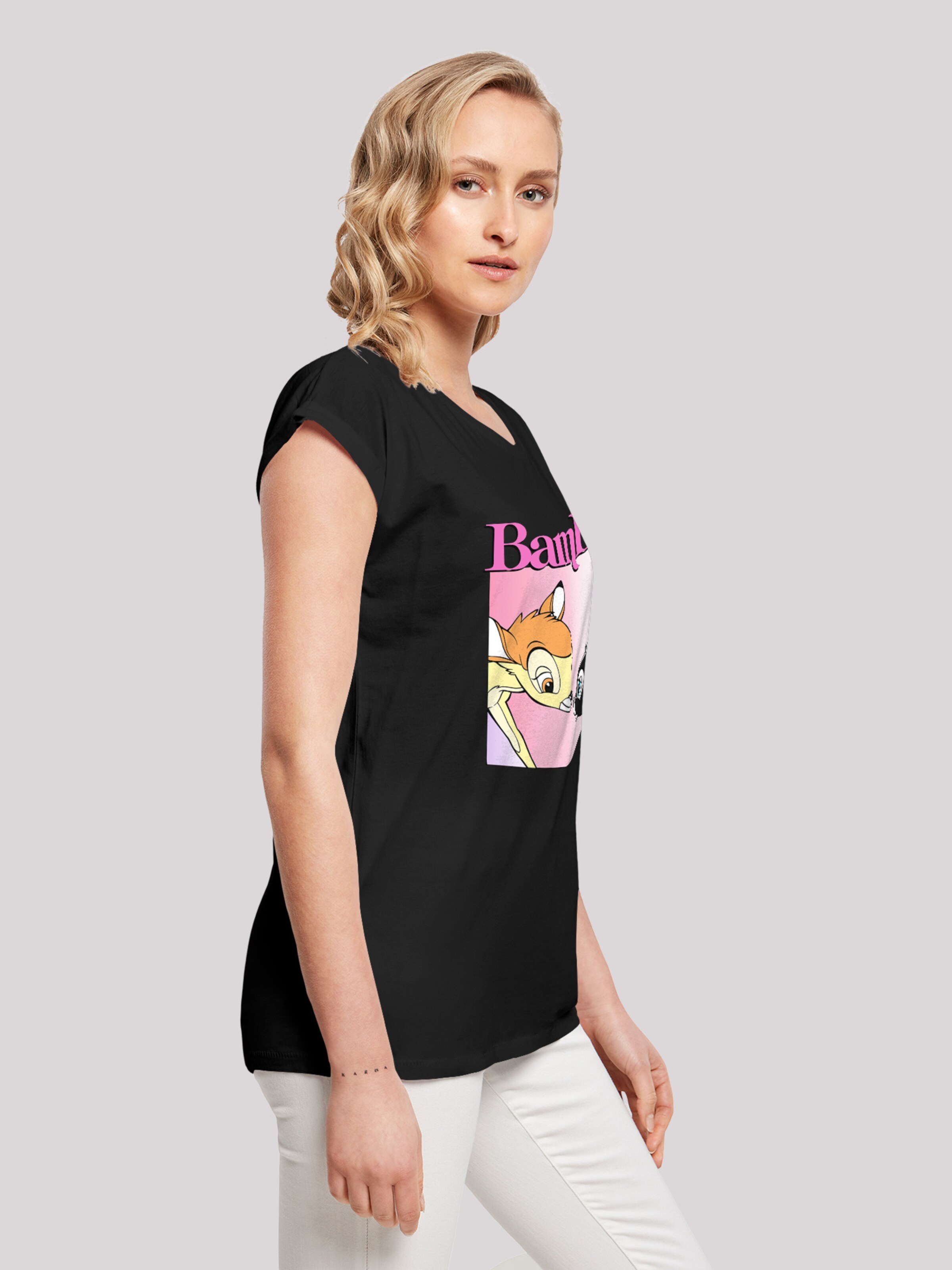 Frauen Shirts & Tops F4NT4STIC T-Shirt 'Nice To Meet You' in Schwarz - XO99651 Frauen Shirts & Tops F4NT4STIC T-Shirt 'Nice To Meet You' in Schwarz - XO99651