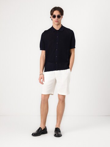 TOMMY HILFIGER Strickjacke in Blau