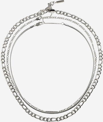 Calvin Klein - Cadena en plata: frente