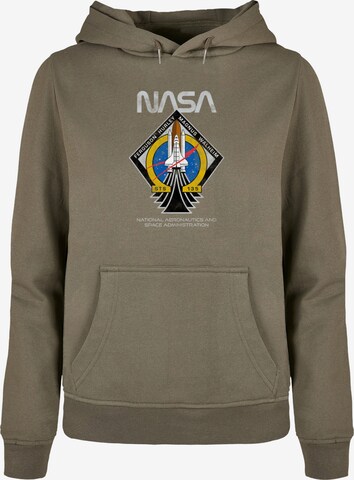 Felpa 'NASA - STS135' di Merchcode in verde: frontale