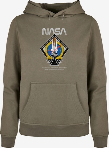 Sweat-shirt 'NASA - STS135' Merchcode en vert : devant