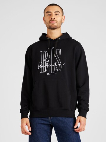 BLS HAFNIA Sweatshirt 'Outline' in Schwarz: Vorderseite