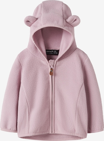 Giacca di pile 'NBNMeeko' di NAME IT in lilla: frontale