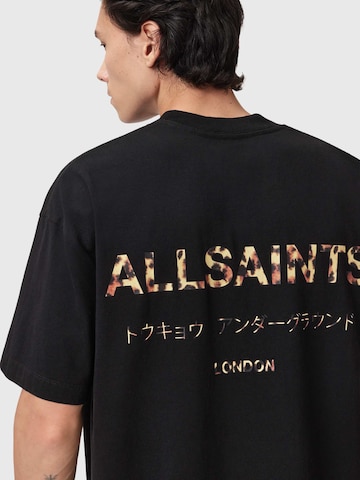 AllSaints T-shirt 'Underground' i svart