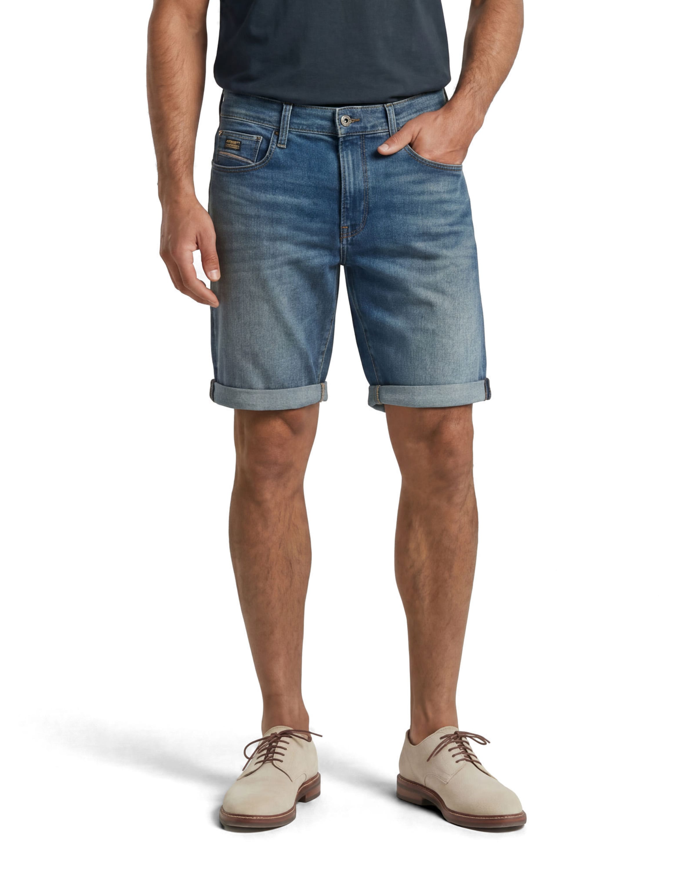 G-STAR Slimfit Shorts-Denim ' ' in Blau: Vorderseite