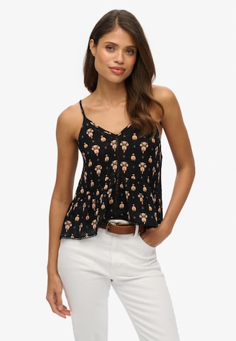 Superdry Top in Zwart: voorkant