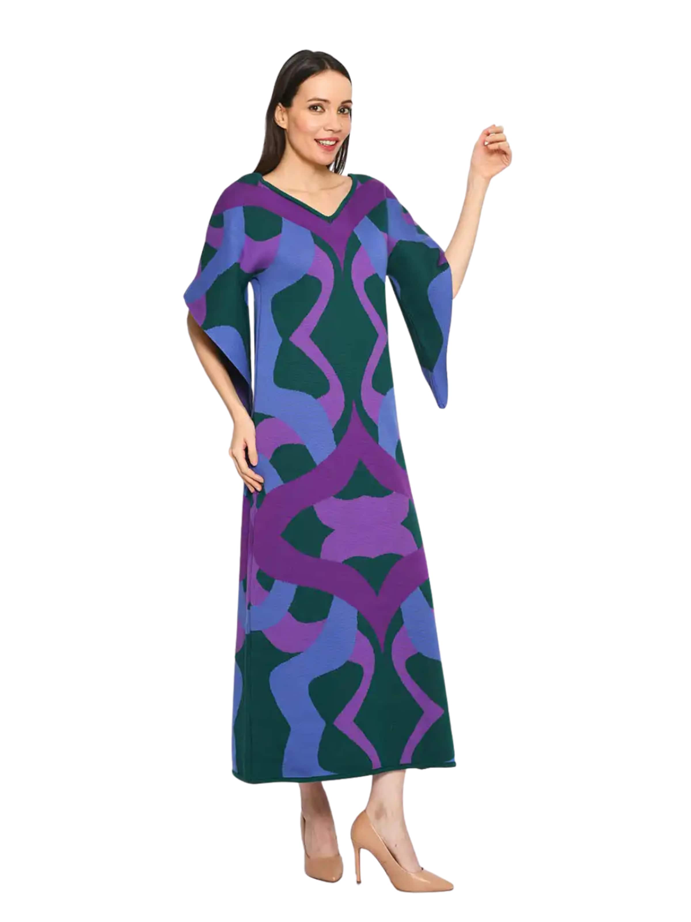 Csillag Zsuzsi - Vestido de punto 'Dreamgate - Tulip' en verde