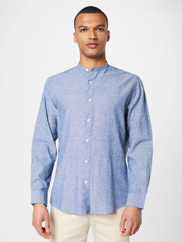 SELECTED HOMME - Ajuste regular Camisa en azul: frente