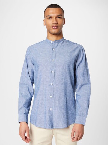 Coupe regular Chemise SELECTED HOMME en bleu : devant