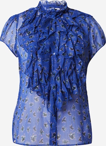 Tricou 'Lilja' de la SAINT TROPEZ pe albastru: față