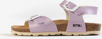 Bayton Sandal 'Pegase' in Purple: front