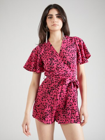 AX Paris Jumpsuit in Pink: front