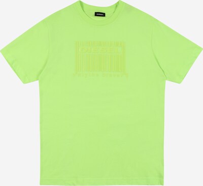 DIESEL T-Shirt 'TUDERCODE' en vert fluo, Vue avec produit