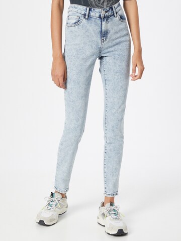VILA Skinny Jeans 'Mira' in Blauw: voorkant