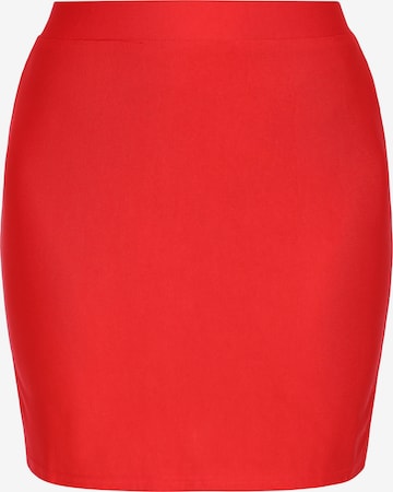 faina - Falda 'Festive' en rojo: frente
