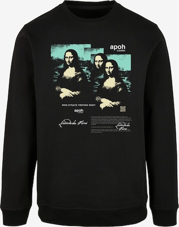 Sweat-shirt 'APOH - Da Vinci Triple' Merchcode en noir : devant