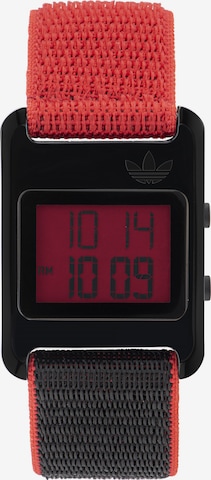 ADIDAS ORIGINALS Digital Watch 'RETRO POP DIGITAL' in Black: front